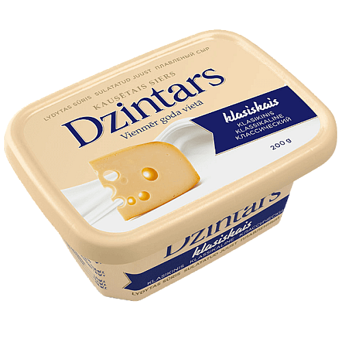 Kausētais siers DZINTARS klasiskais, 200g