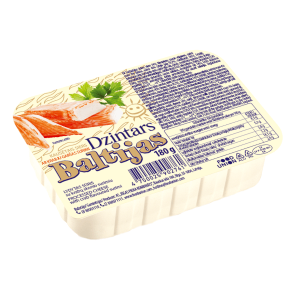 Kausētais siers BALTIJAS DZINTARS ar krabju garšas surimi, 180g