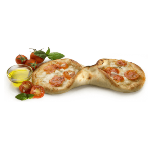 Picas uzkoda Caruso pildīta ar Buffalo Mocarella sieru un ķiršu tomātiem, 180g