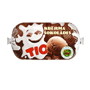 TIO Krējuma šokolādes saldējums 500ml/240g