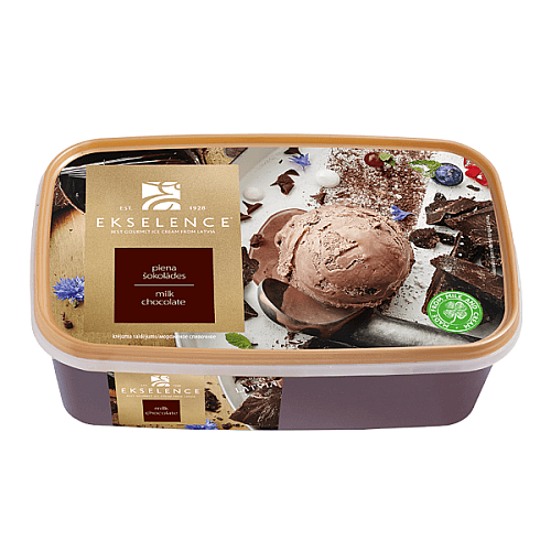 EKSELENCE šokolādes saldējums, 1l/480g