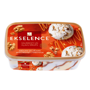 EKSELENCE Valriekstu saldējums ar kļavas sīrupu, 1L/480g
