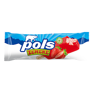 POLS saldējums zemeņu glazūrā, 120 ml/75g