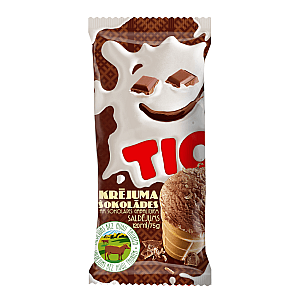 TIO Krējuma šokolādes saldējums, 120ml/75g