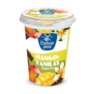 Jogurts LIMBAŽU PIENS mango-vaniļas, 320g