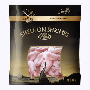 Ziemeļu garneles Viking, 70/90, 450g