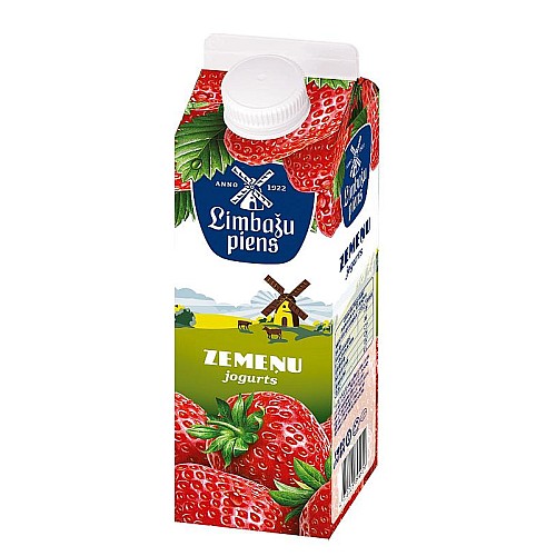 Jogurts LIMBAŽU PIENS zemeņu 1.5%, 950g